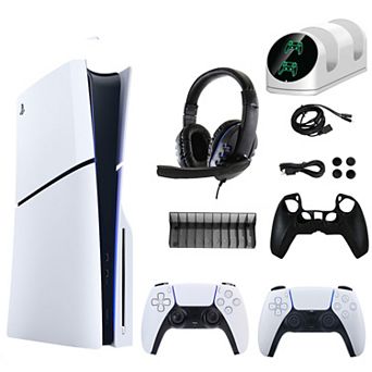 PS5 Slim Console with Additional DualSense & Accessories Kit