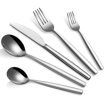 30 pc Stainless Steel Flatware Cutlery Set