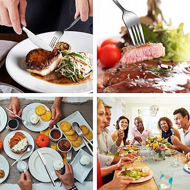 30 Pcs Stainless Steel Flatware Cutlery Set