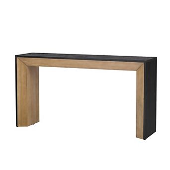 59" Fireplace Design Console Table Simple and Functional