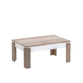 Decorotika Manhattan Coffee Table White Coffee