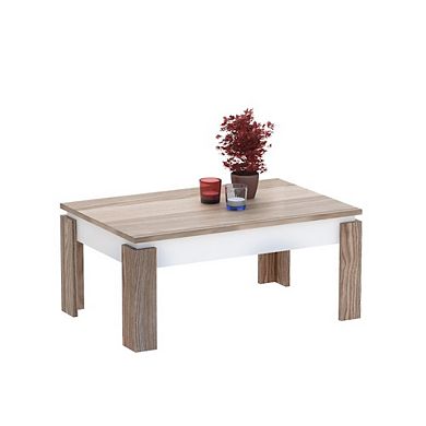 Decorotika Manhattan Coffee Table White Coffee