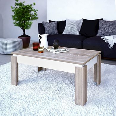 Decorotika Manhattan Coffee Table White Coffee