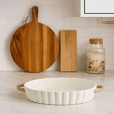 10 Strawberry Street Set of 2 Pumpkin Shaped Oven to Table Bakeware