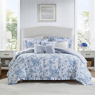 Madison Park Essentials Colette Comforter Set with Coordinating Throw Pillows