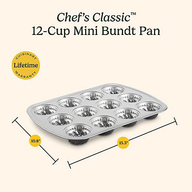 Cuisinart® Chef's Classic™ Nonstick 12-Cup Mini Bundt Pan