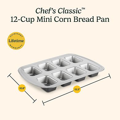 Cuisinart® Chef's Classic™ Nonstick 8-Cup Mini Cornbread Pan