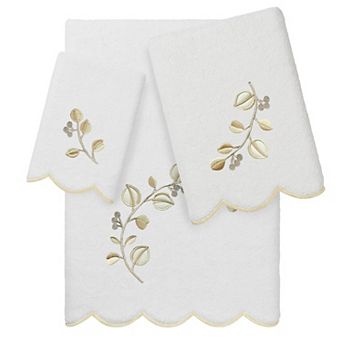 Linum Home Textiles Wild Branch Scallop Towel Set