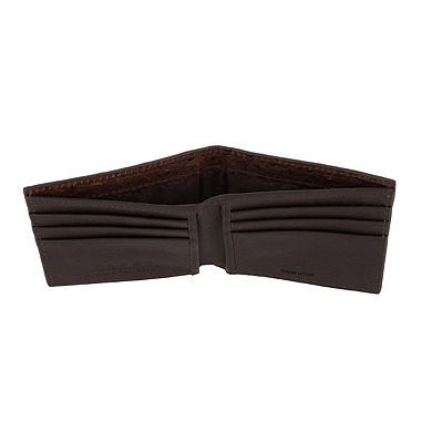 Roper Men's Leather Southwest Cross Print Bifold Wallet