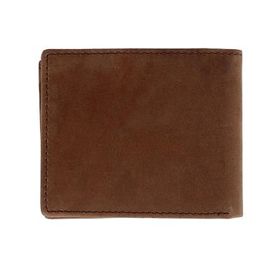 Roper Men's Leather USA Flag Embossed Bifold Wallet