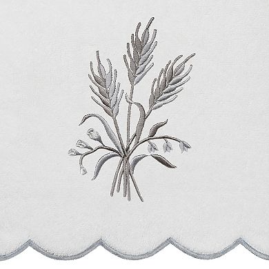 Linum Home Textiles Scallop Embellished Towel