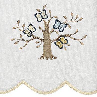 Linum Home Textiles Scallop Embellished Towel