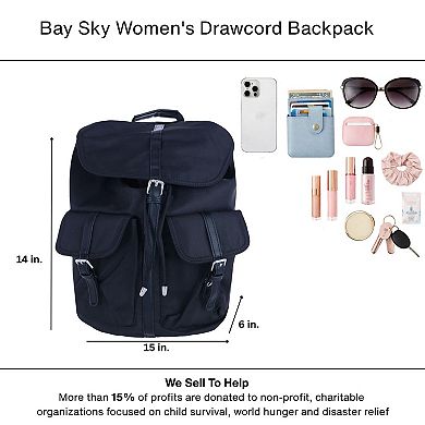 Bay Sky Women's Drawcord Backpack
