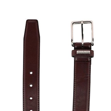 Bill Blass Men's 35mm Stretch Leather Dress Belt