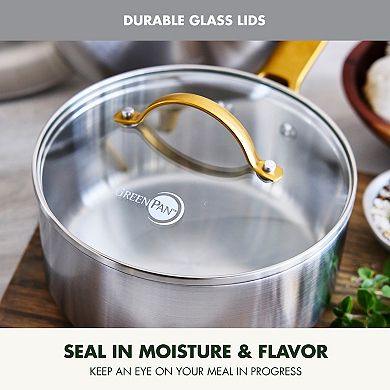 GreenPan Reserve Stainless Steel 10-Piece Set