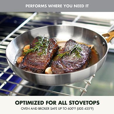 GreenPan Reserve Stainless Steel 10-Piece Set