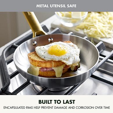 GreenPan Reserve Stainless Set of 2 Frypans