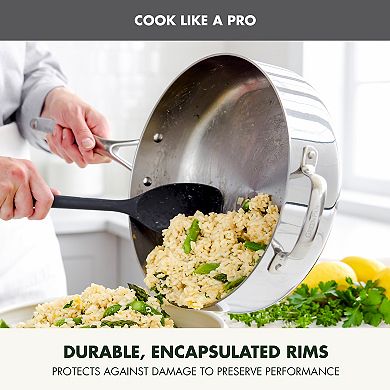 GreenPan Valencia Pro Stainless Steel 5-qt. Sauté Pan with Lid