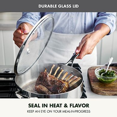 GreenPan Valencia Pro Stainless Steel 5-qt. Sauté Pan with Lid