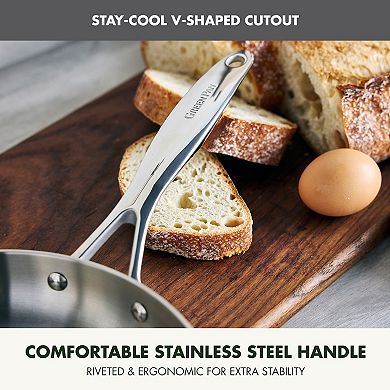 GreenPan Valencia Pro Stainless Steel 12-Inch Wok with Lid