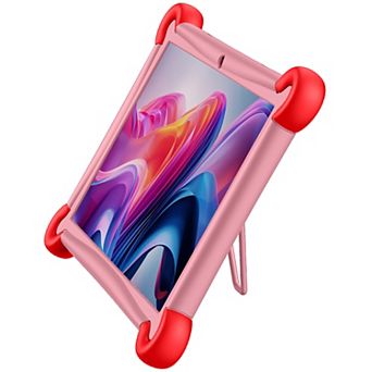 Visual Land Prestige Plus 10-Inch 128GB MediaTek Octa-Core Android 15 Tablet & Bumper Case