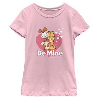 Girls' 3-16 Garfield & Odie Be Mine Graphic Tee
