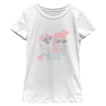 Girls' 3-16 SpongeBob & Patrick Graphic Tee