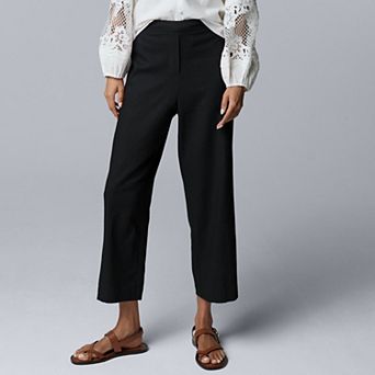 Women's Simply Vera Vera Wang Relaxed Linen Pull-On Pants