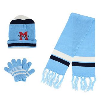 Heat Trendz Boy's One Size Fits Most Sport Soccer Hat Gloves and Scarf Winter Set