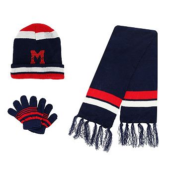 Heat Trendz Boy's One Size Fits Most Sport Soccer Hat Gloves and Scarf Winter Set