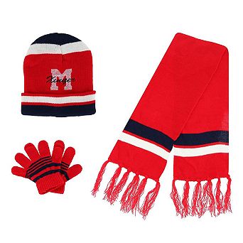 Heat Trendz Boy's One Size Fits Most Sport Soccer Hat Gloves and Scarf Winter Set