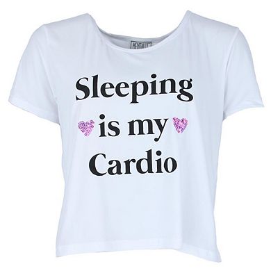 Mentally Exhausted Women's Plus Size Panda Sleeping is My Cardio Pajama Set