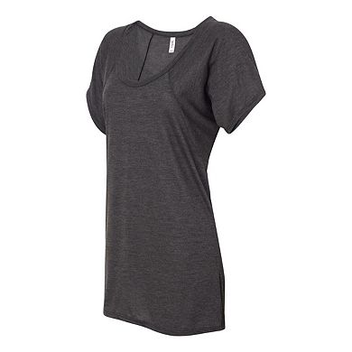 BELLA + CANVAS Womens Flowy Raglan Tee