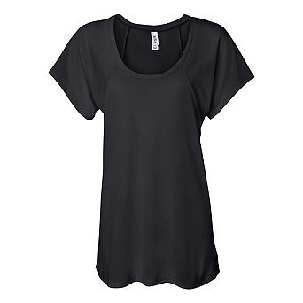 BELLA + CANVAS Womens Flowy Raglan Tee