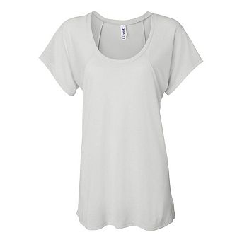 BELLA + CANVAS Womens Flowy Raglan Tee