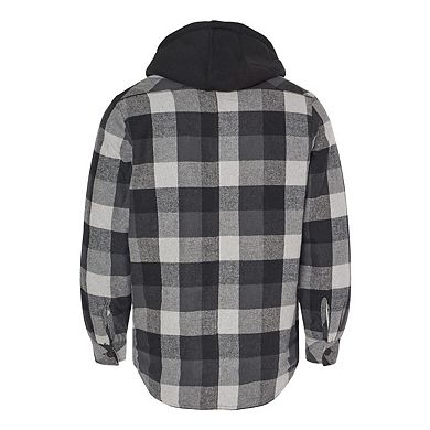 Burnside Quilted Flannel Hooded Jacket