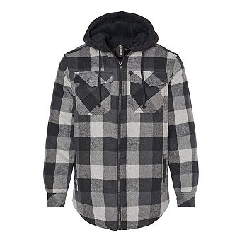 Burnside Quilted Flannel Hooded Jacket