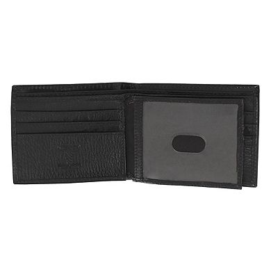 American Bison Men's Hand Tooled Leather Bifold Wallet