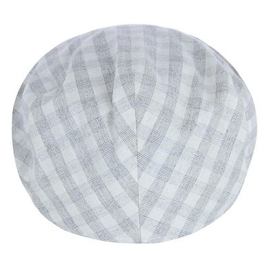 Kenny K. Men's Gingham Check Poly Cotton Ivy Flat Cap