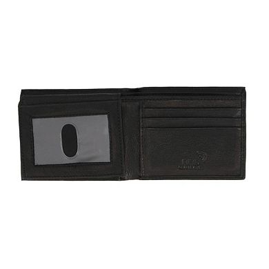 CTM Men's RFID Wolf Embossed Bifold Wallet