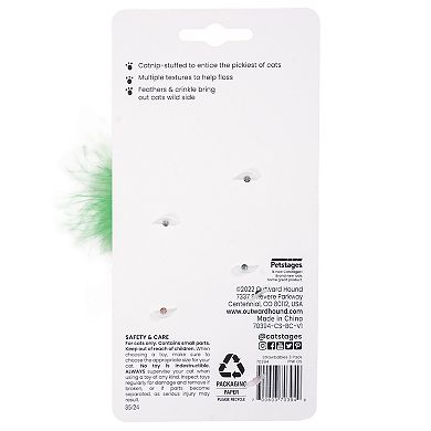 Catstages 3-Pack Plush Strawbabies Cat Toys