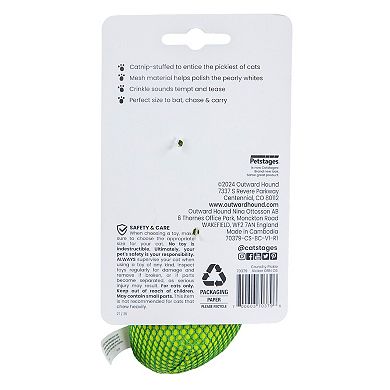 Catstages Crunchy Pickle Kicker Plush Cat Toy