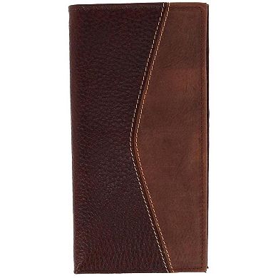 American Bison Men's Bison and Hunter Leather Rodeo Wallet