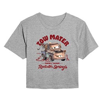 Juniors' Disney / Pixar's Cars Tow Mater Cropped Tee