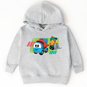 Leo the Truck Leo and Lifty Green - Toddler Hoodie