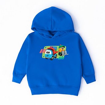 Leo the Truck Leo and Lifty Green - Toddler Hoodie