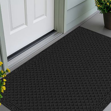 Apache Mills Textures Iron Lattice Non-Slip Weather & Stain Resistant Door Mat