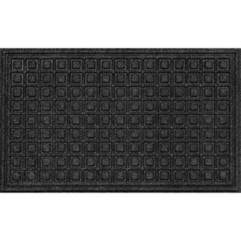 Apache Mills Texture Blocks Non-Slip Entrance Door Mat