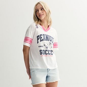Juniors' Peanuts Snoopy Soccer League Champs Jersey Tee