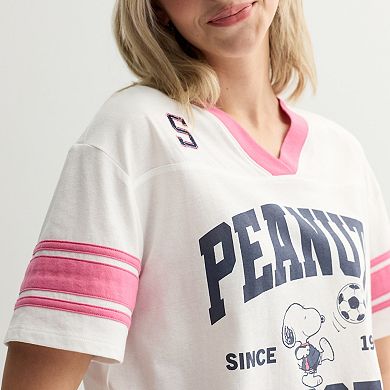 Juniors' Peanuts Snoopy Soccer League Champs Jersey Tee
